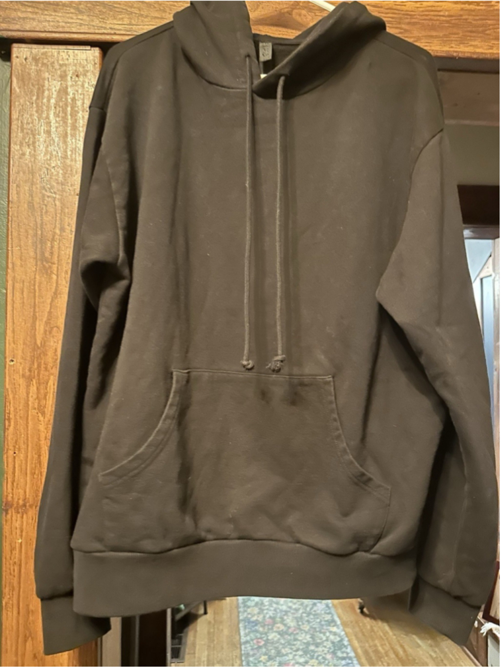 Skims Hoodie Women's Medium Black Hoodie Pocket Long Sleeve Pullover